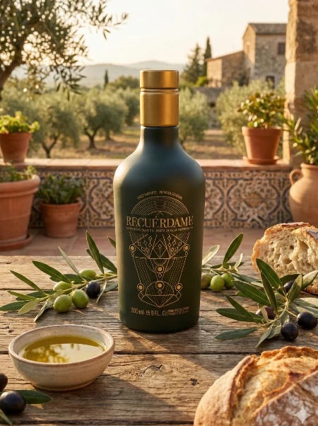 Natives Olivenöl extra - Recuerdame Deep Green, Nachternte, 500ml