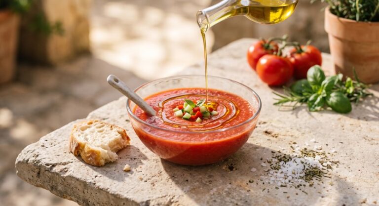 Kühle Frische aus dem Süden: Das Geheimnis der andalusischen Gazpacho-Suppe